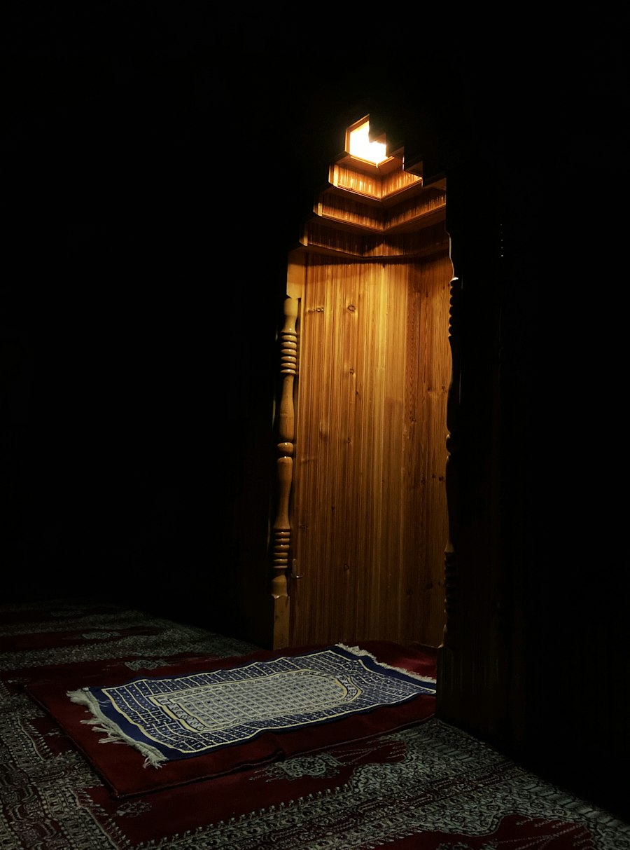 The current mosque building